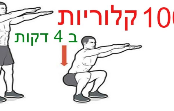 שרפו 100 קלוריות ב 4 דקות! סט התרגילים הזה יחטב אתכם ויגרום לכם להרגיש מדהים!