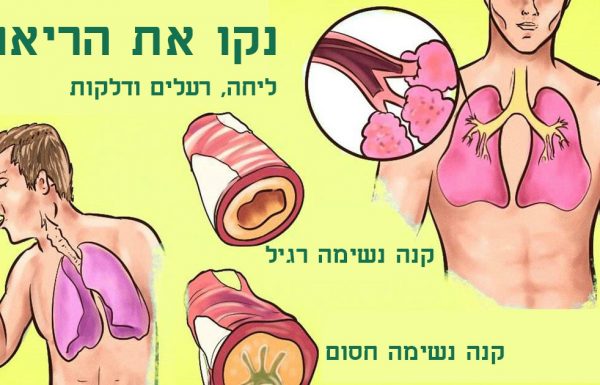 כך תנקו ליחה עקשנית מהריאות והגרון שלכם (תוצאות מיידיות!)