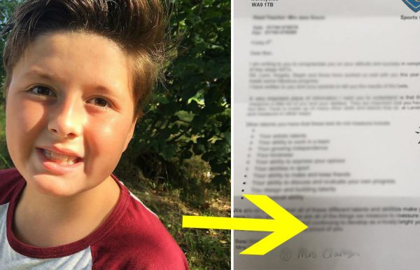 ילד אוטיסט נכשל במבחן – אך אז המורה שלו כתבה לאמו מכתב שגרם לה לפרוץ בבכי