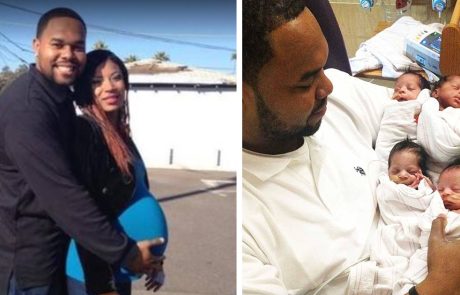 הבעל נישק את ראשה של אשתו לפני הלידה ולחש חמש מילים – שעה אחר כך הוא אב יחיד לרביעייה